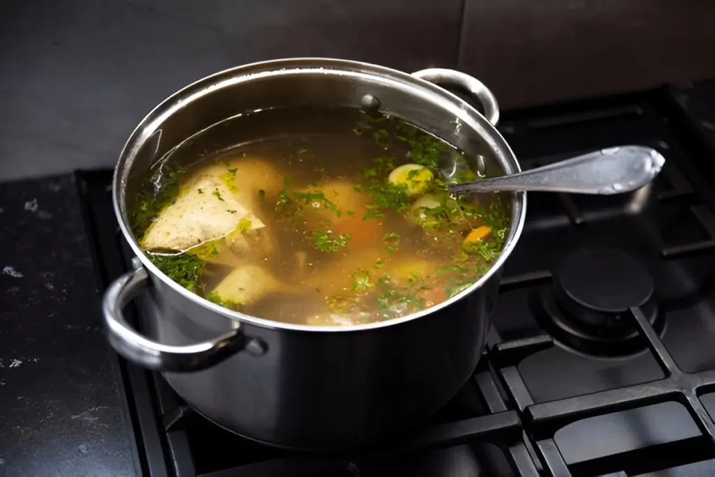 Preparing the Chicken and Broth