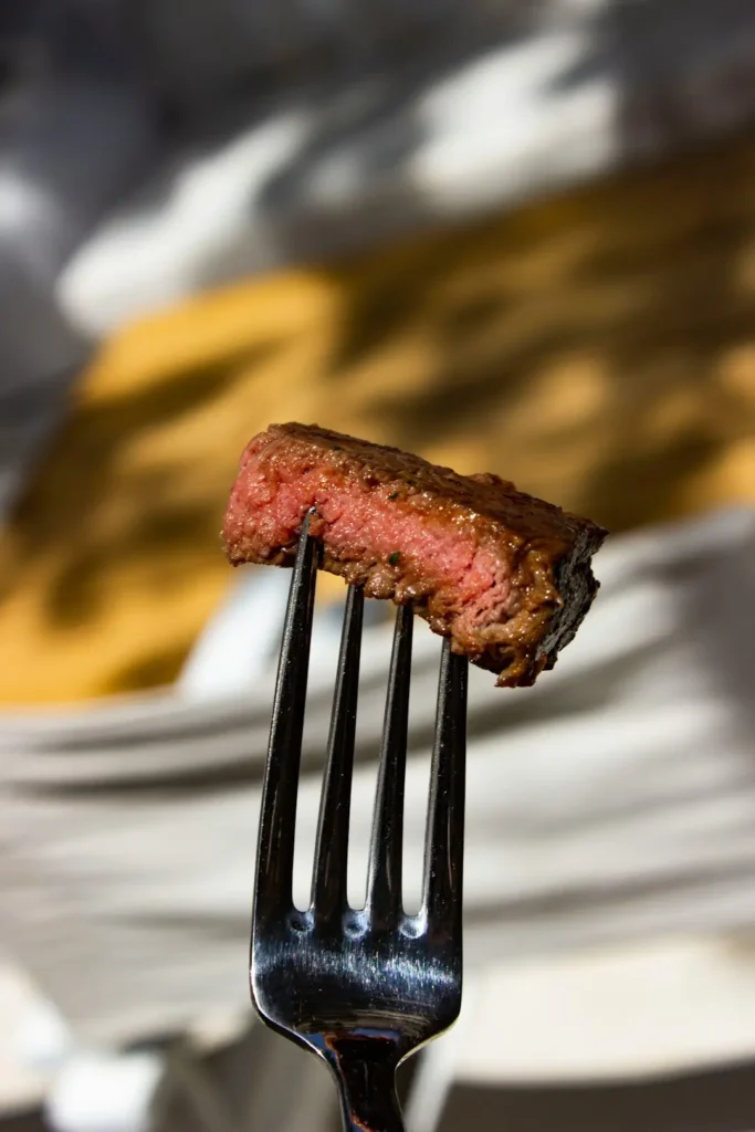 temperature for a medium-rare steak